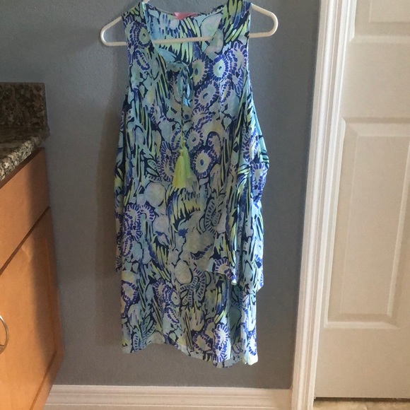 Lilly Pulitzer Dresses & Skirts - Lilly Pulitzer Benicia Cold Shoulder Tassel